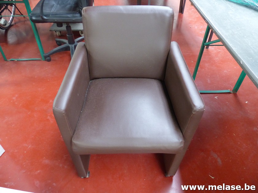 Lederen fauteuil