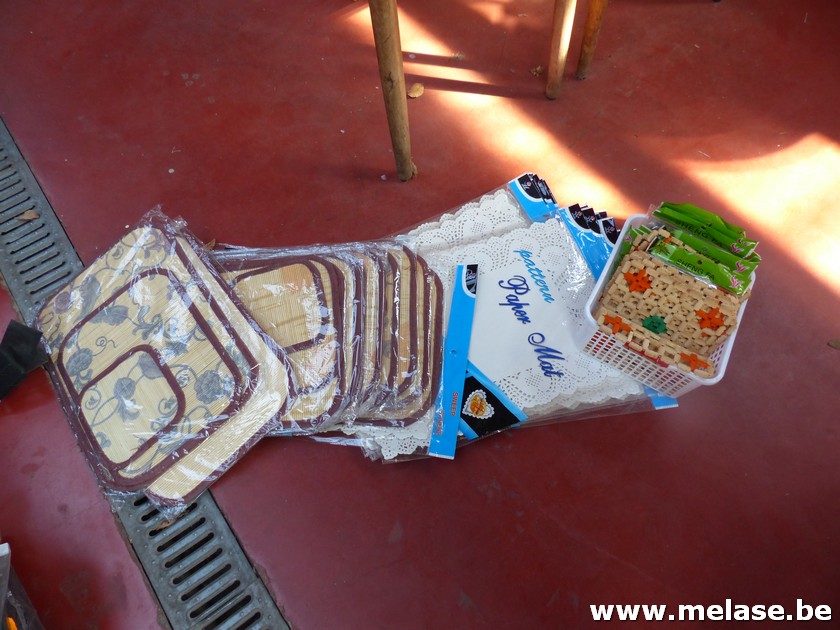 Diverse onderleggers/placemats