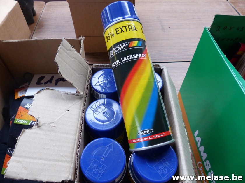 Acryl lackspray "Motip - blauw"
