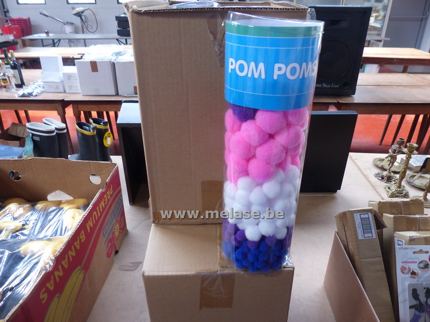Knutselballetjes "Pompom"