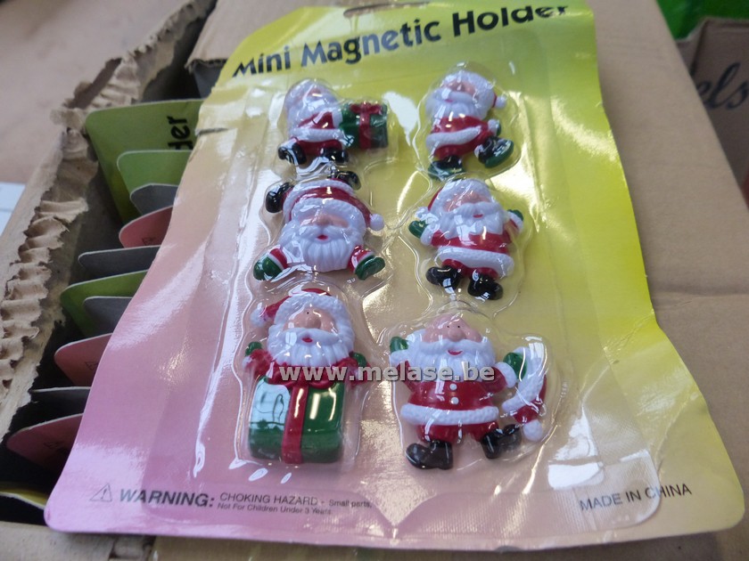 Kerstmagneten "Kerstmannetjes"