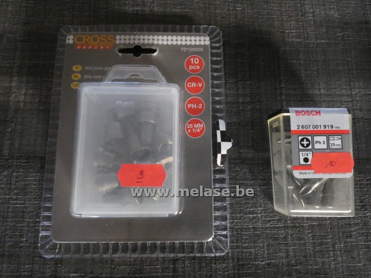 Bits voor gyprocschroeven PH2
