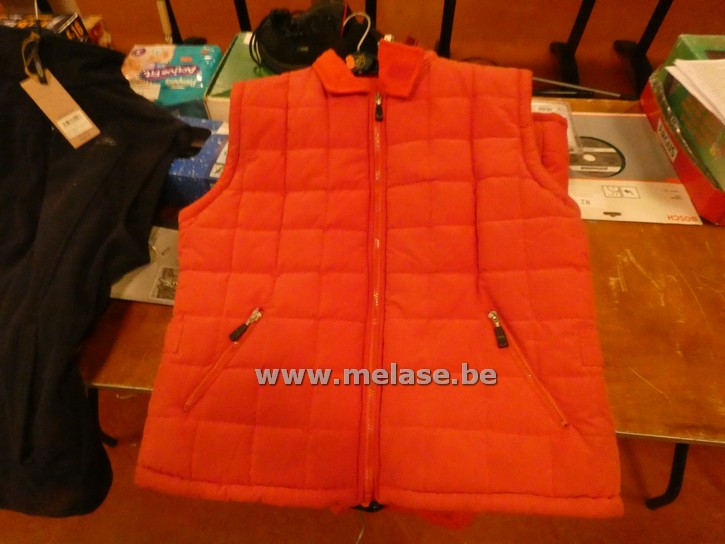 Bodywarmers "fleece - rood"