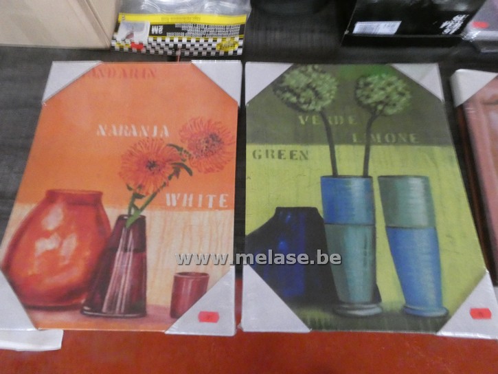 Schilderij "oranje bloem"