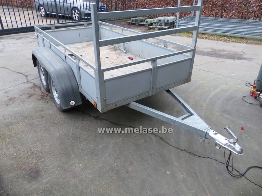 Aanhangwagen "dubbelas"