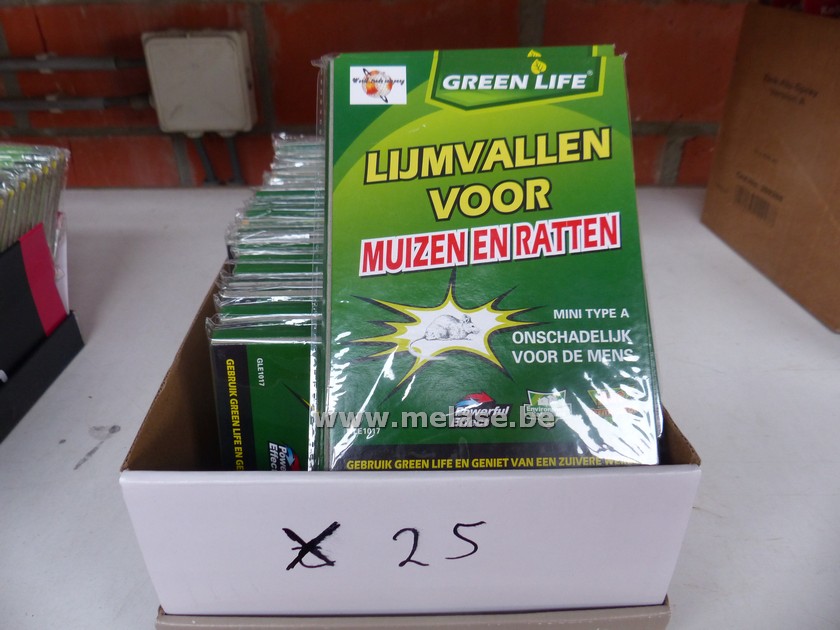 Lijmvallen voor ratten en muizen