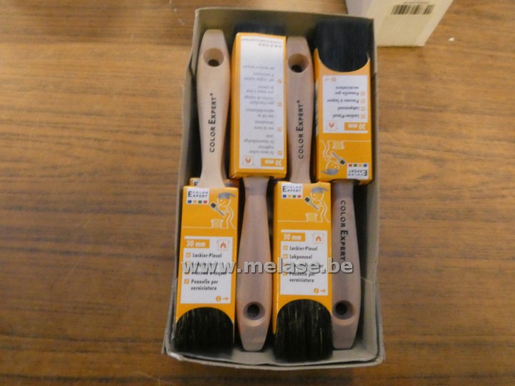 Platte verfborstels "30mm"