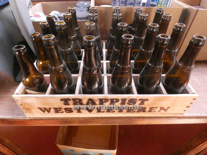 Houten bierbak "Westvleteren"