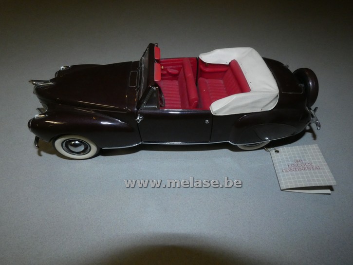 Miniatuurauto "Franklin Mint - Lincoln Continental"
