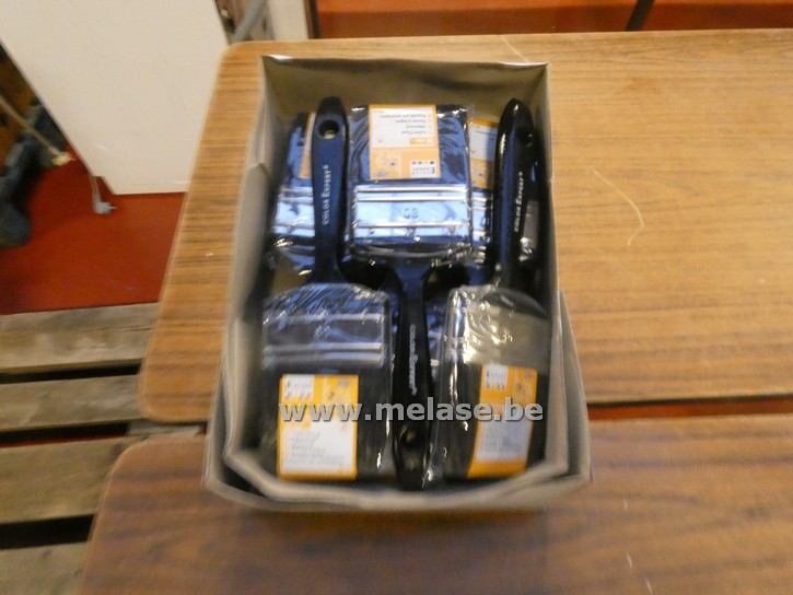 Platte verfborstels "80mm"