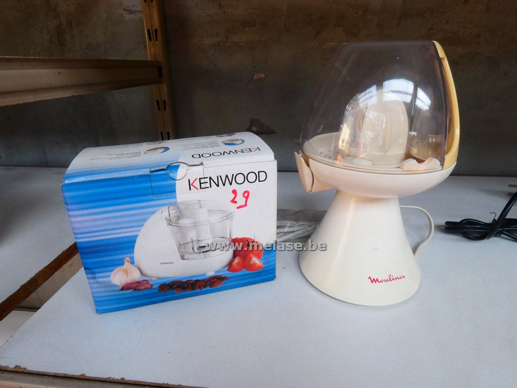 Citruspers "Moulinex + hakmolen "Kenwood"