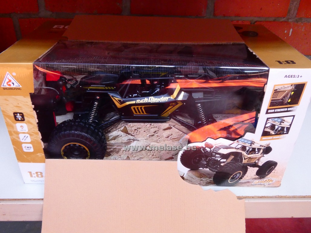 Rock crawler buggy op afstandsbediening