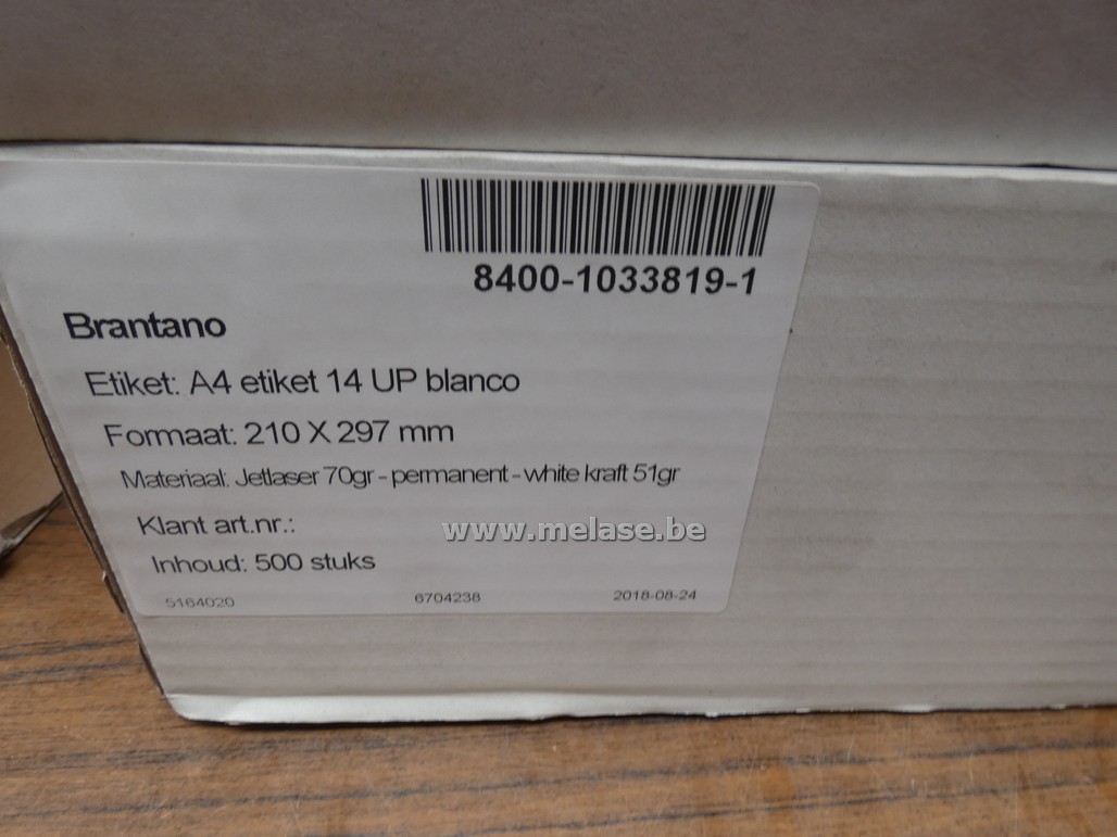 Etiketten "A4 - 210x297mm"