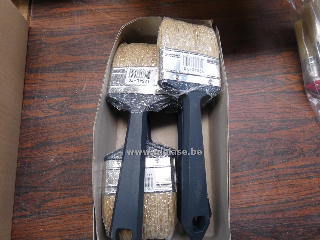 Platte verfborstels "70mm"