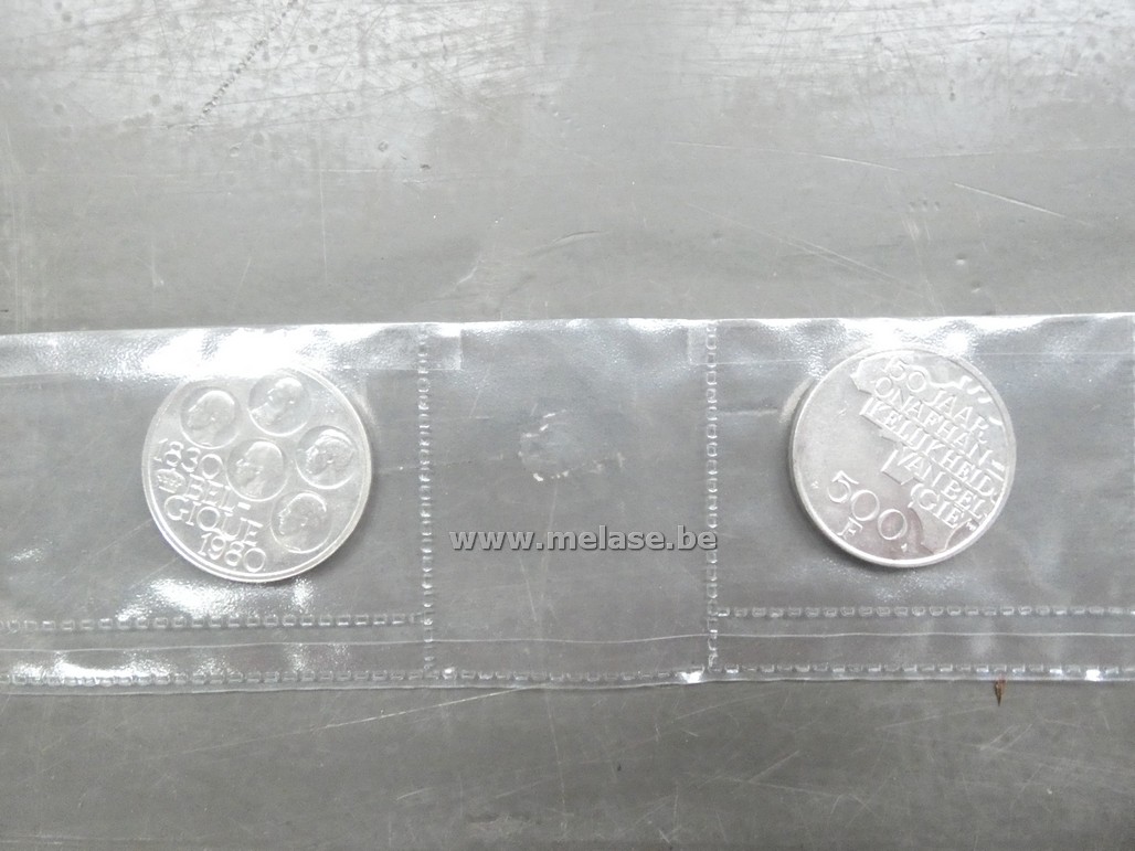 Zilveren munten "300Bef"