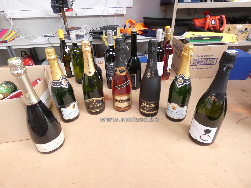 Flessen cava