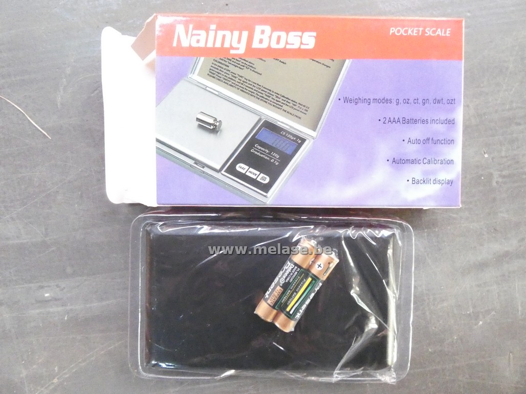 Pocketweegschaal "Nainy Boss - zwart"