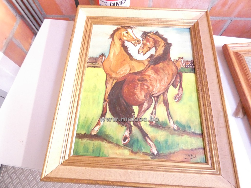 Schilderij "3 paarden"