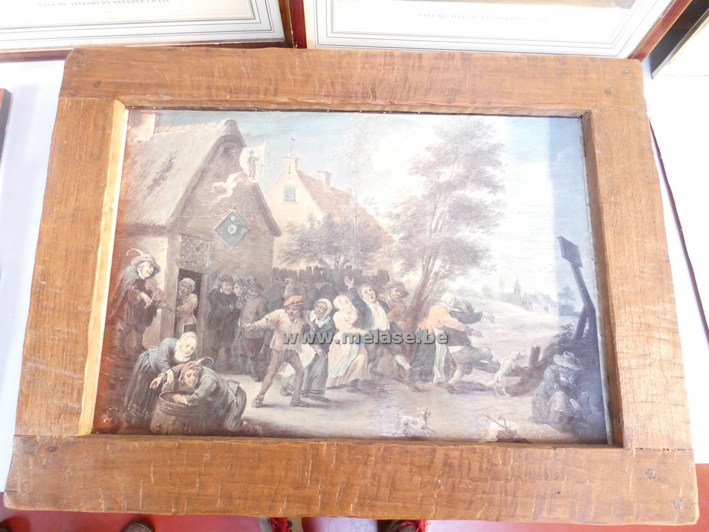 Schilderij "dronken mannen"