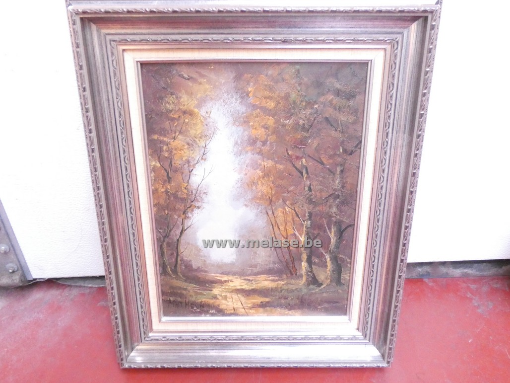 Schilderij "bomen in de herfst"