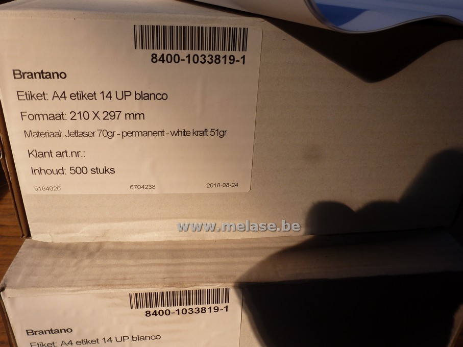 Etiketten "A4 - 210x297mm"