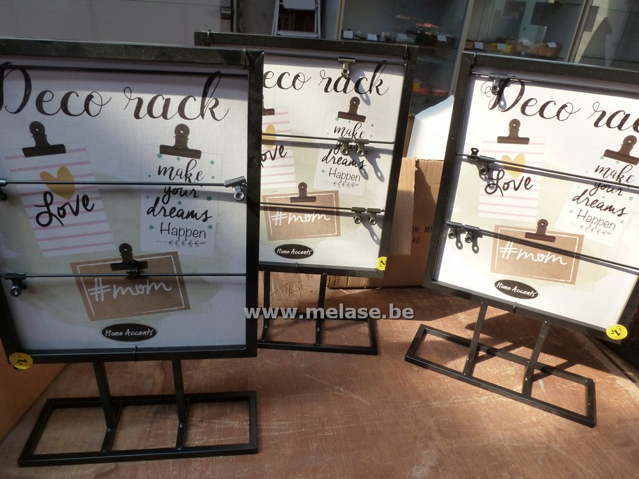 Presentatieborden op voet