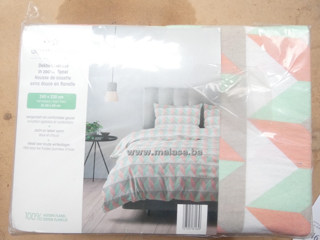 Dekbedovertrek "veelkleurig"