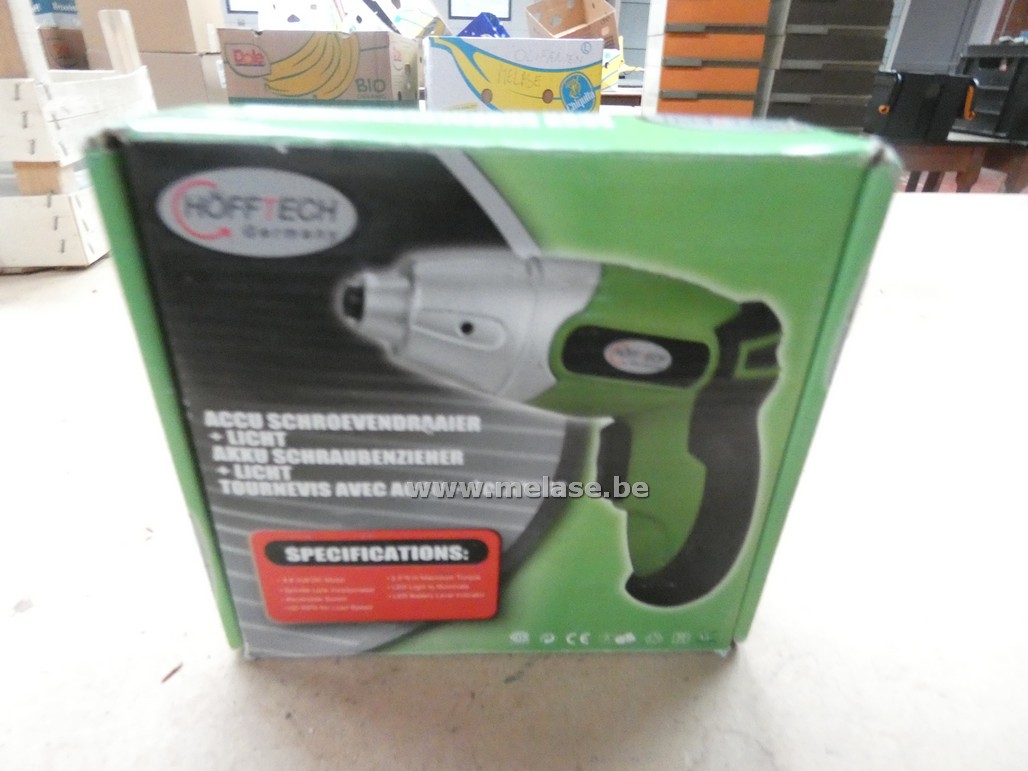 Accu schroevendraaier met licht "Höfftech"