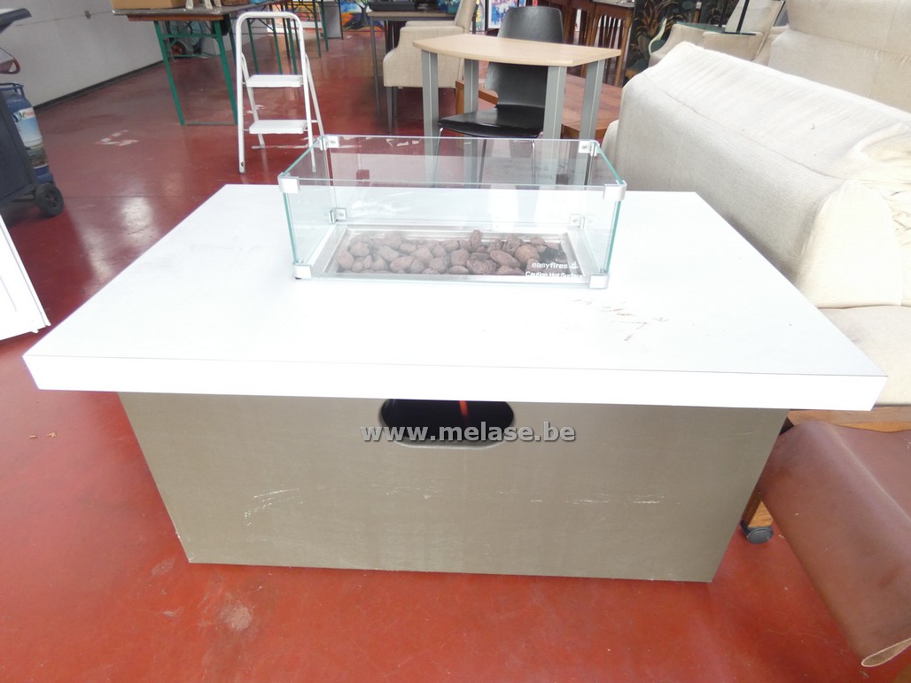 Salontafel met verwarming "Easy Fires"