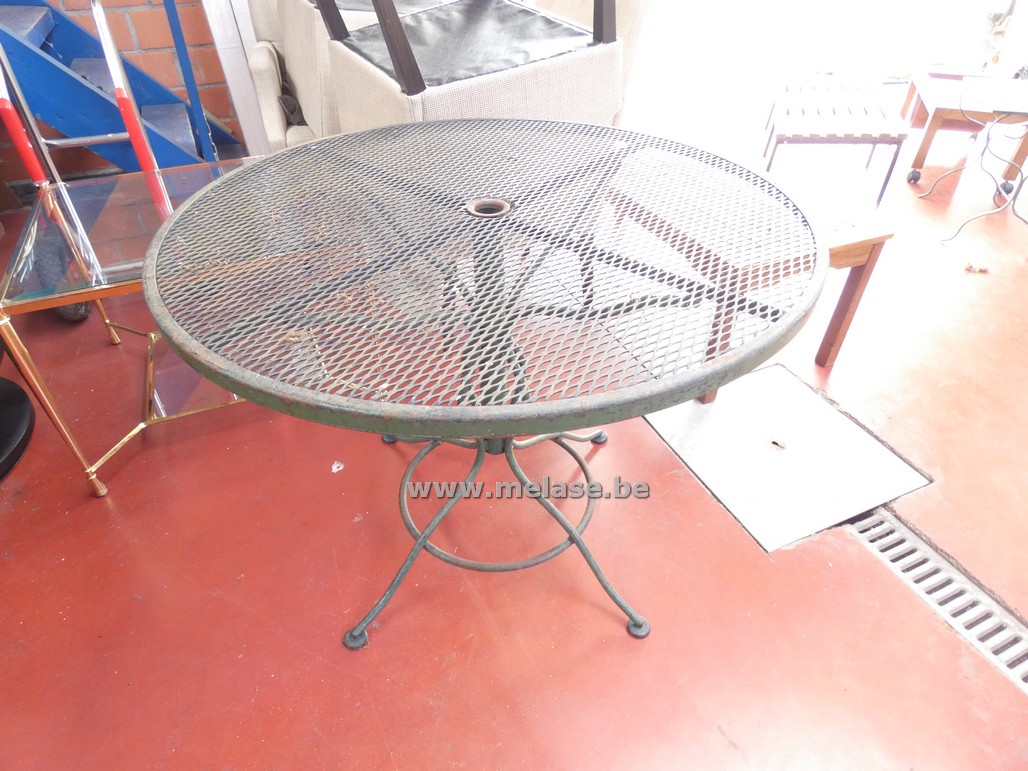 Ronde tuintafel "metaal"