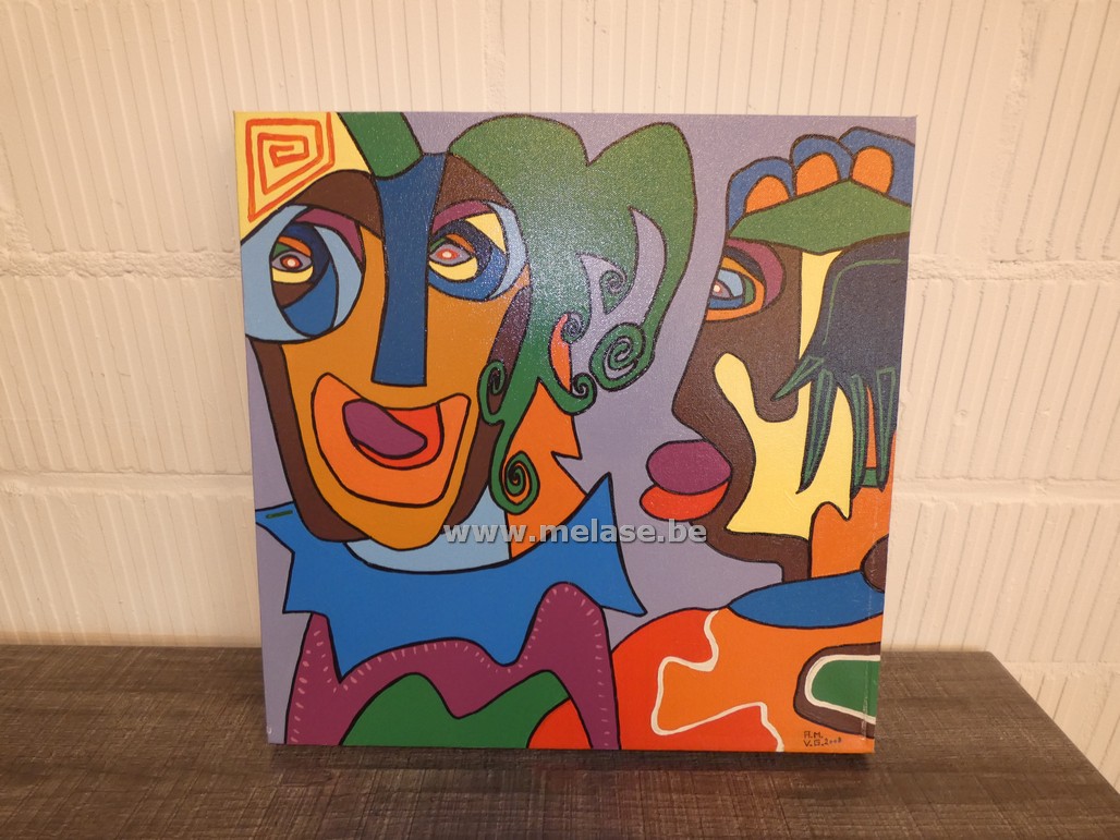Canvas "2 figuren"