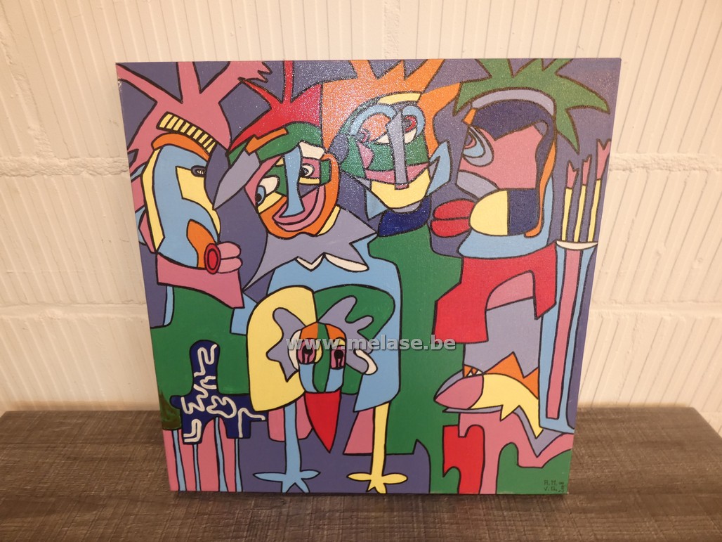 Canvas "5 figuren"