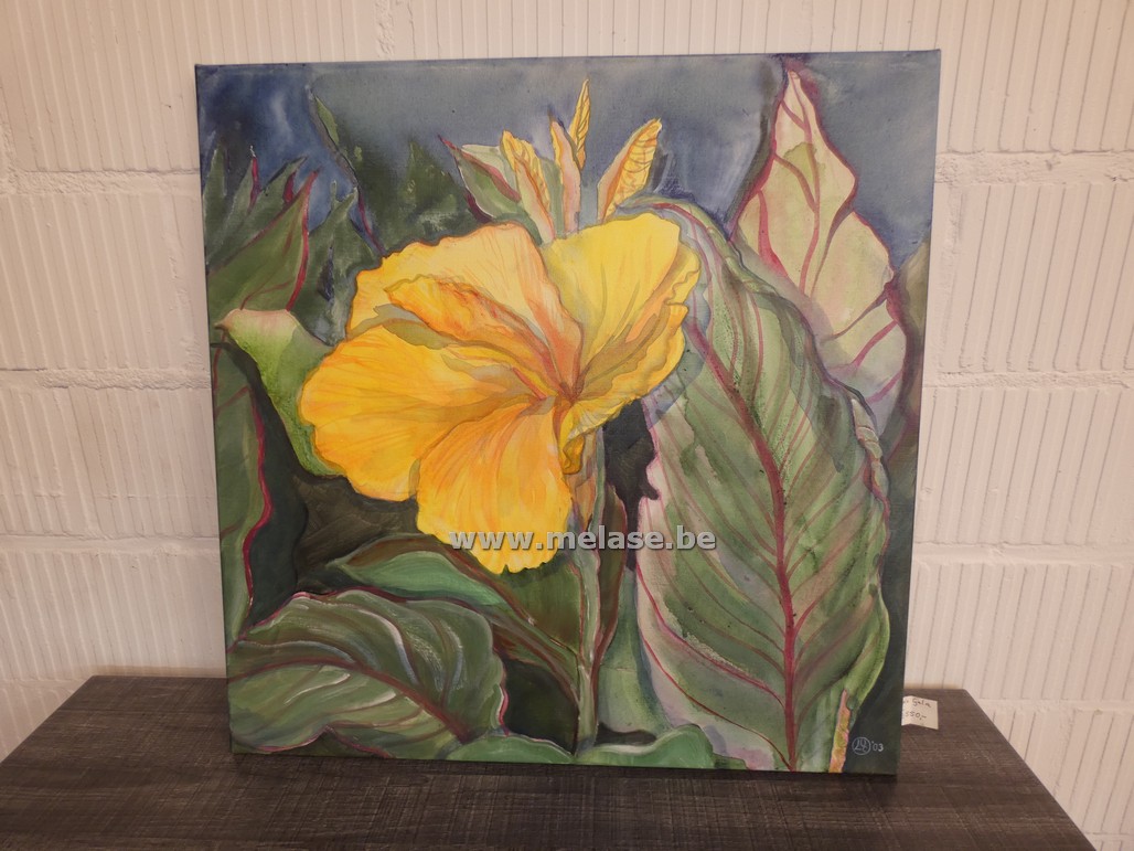 Canvas "Gele gala"