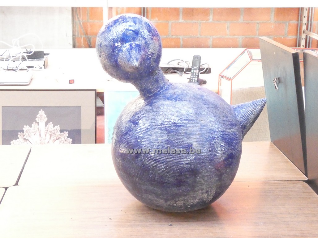 Decoratie " blauwe vogel"