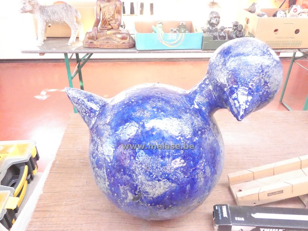 Decoratie " blauwe vogel"