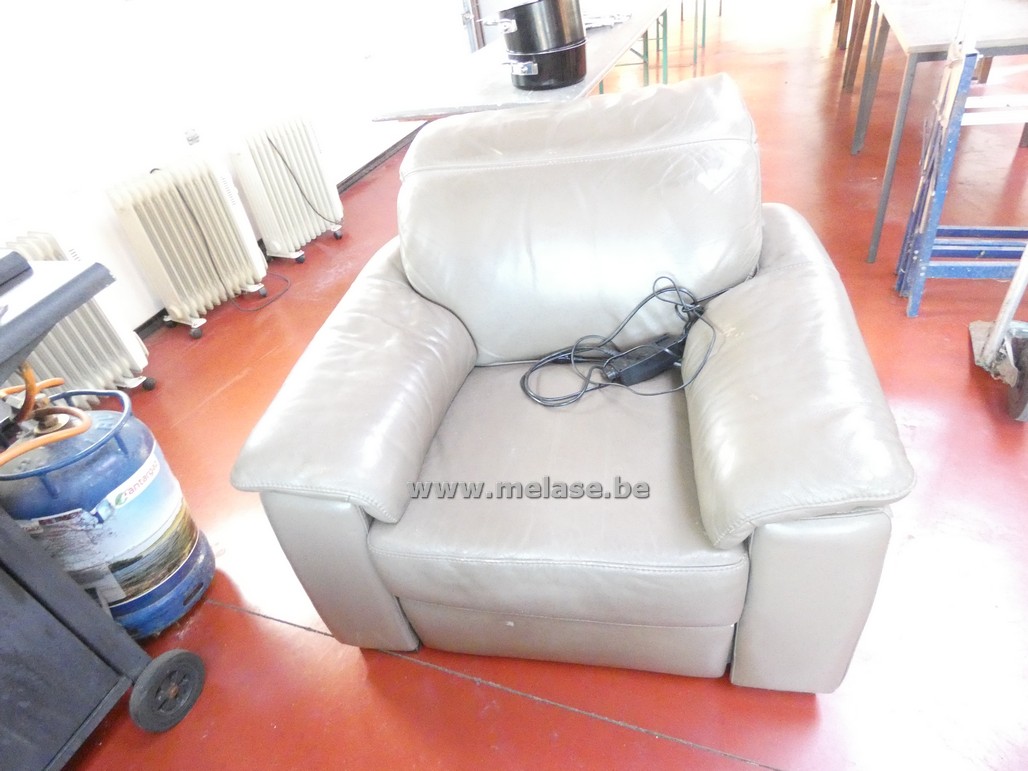 Lederen relaxzetel