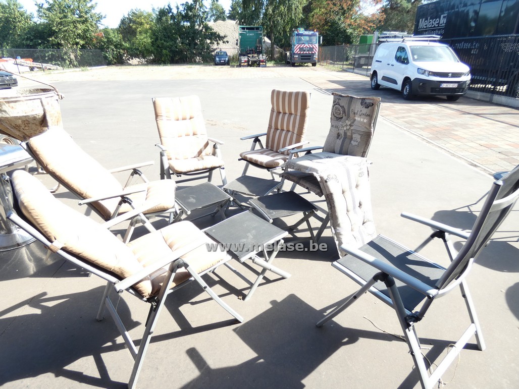 Tuinstoelen met kussens