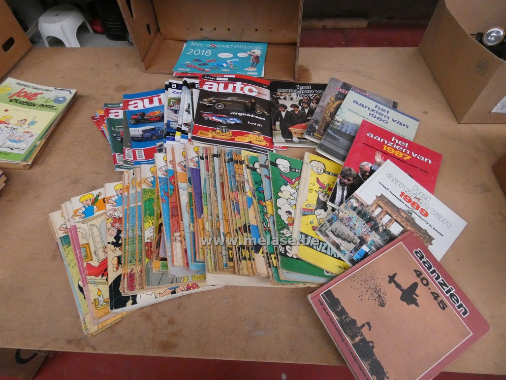 Strips + autotijdschriften