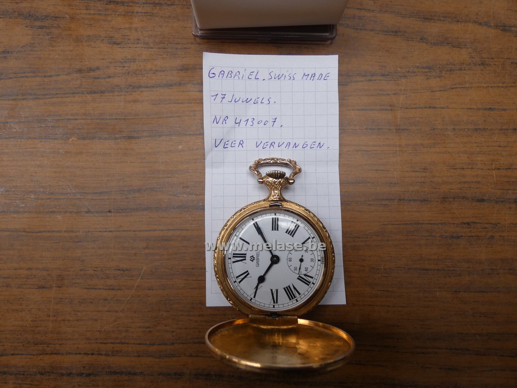 Zakhorloge "Gabriël 17 jewels"