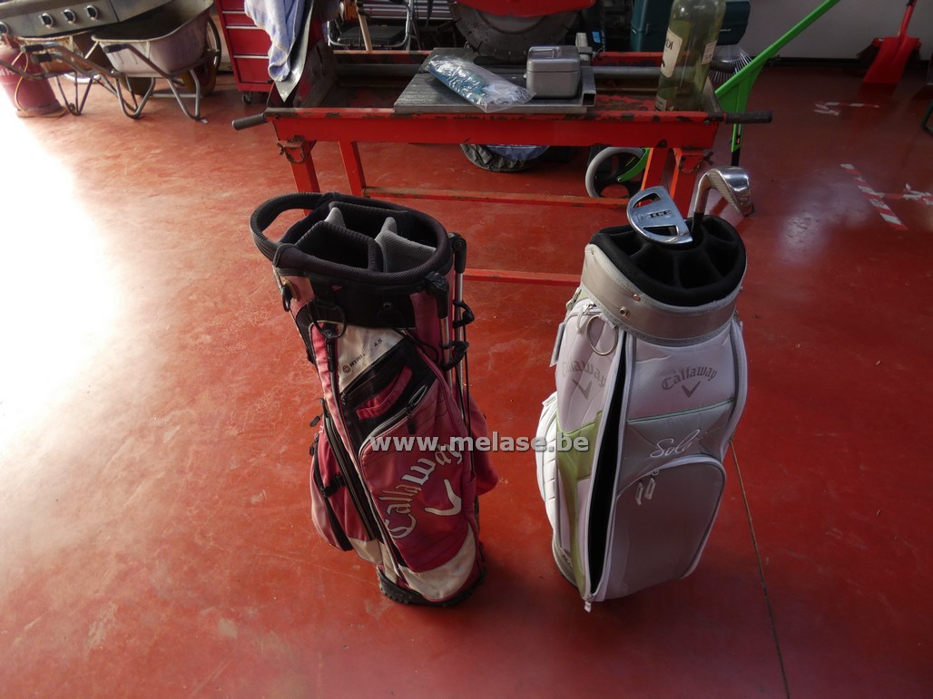 Golftassen + inhoud