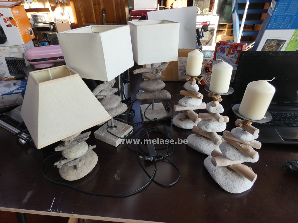 Schemerlampen en kandelaars