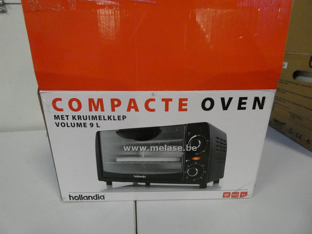 Compactoven met kruimelklep