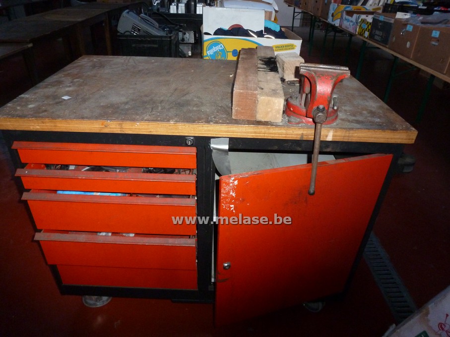 Gereedschapskar/werktafel
