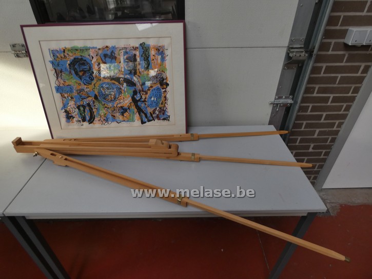 Zeefdruk "in kader"