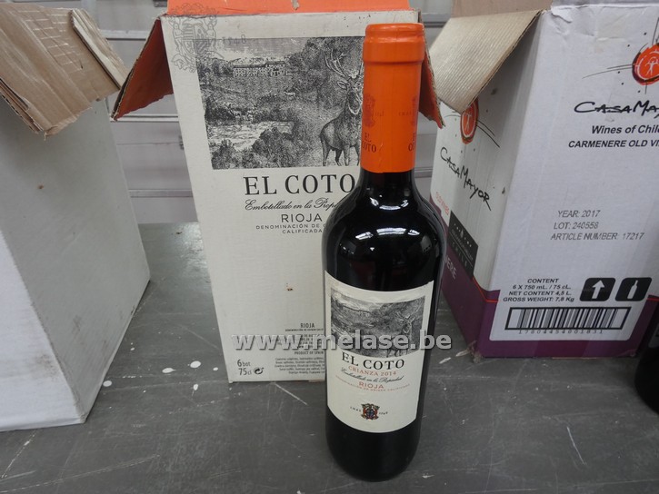 Rode wijn "El Coto"
