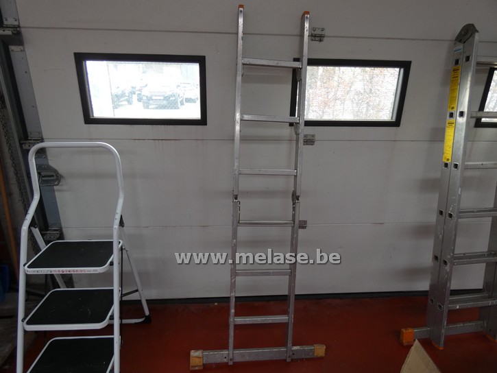 Alu ladder "2x3 treden"