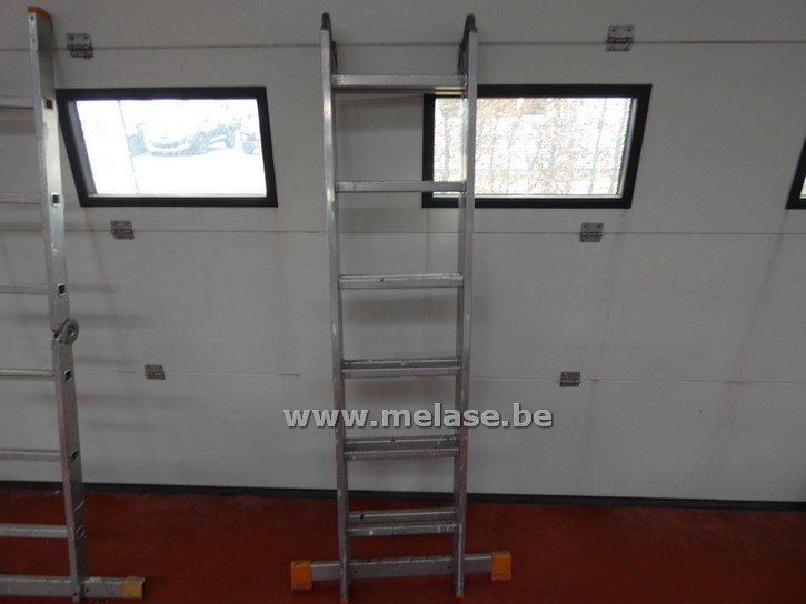 Alu ladder "2x6 treden"