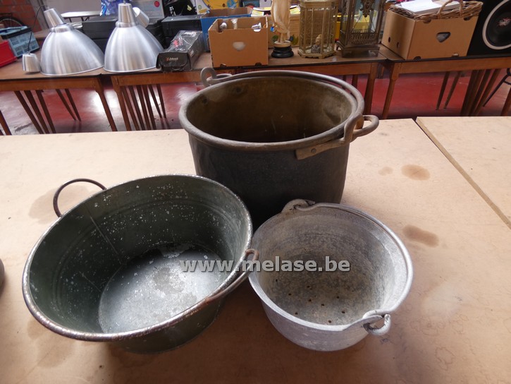 Sierketels "Koper - zink - aluminium"