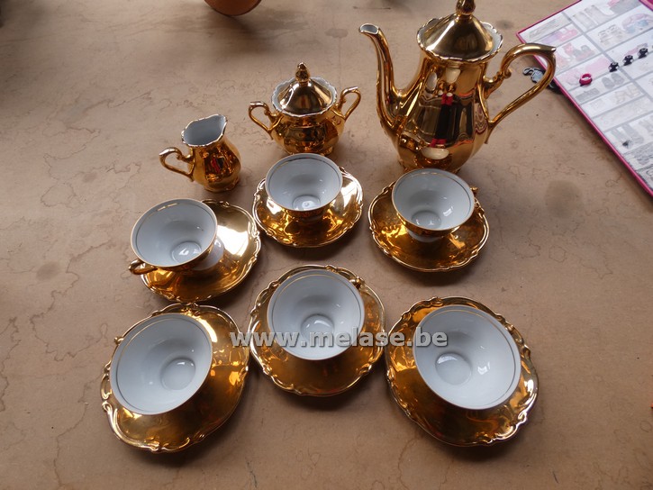 Koffieservies "goud"