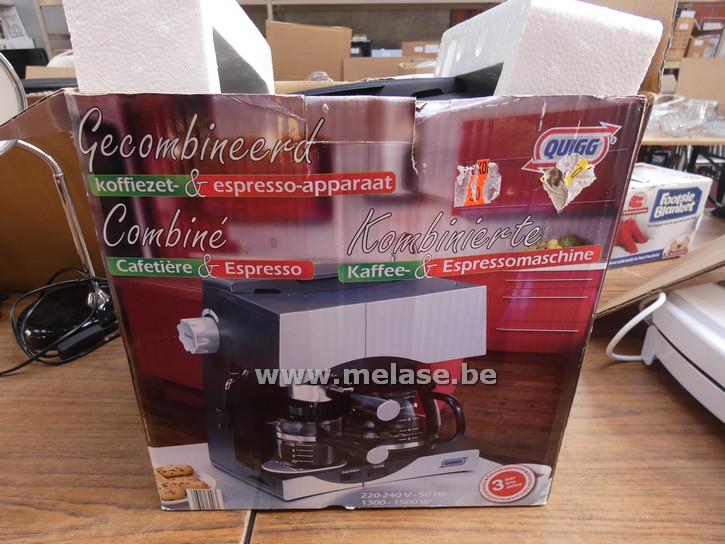 Duo koffiezet/espresso "Quigg"